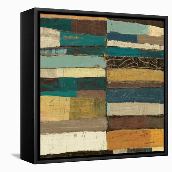 Eileen V Blue-Cheryl Warrick-Framed Stretched Canvas