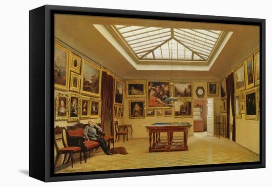 Ein Billiard-Raum. 1876-Alexander Iwanow Morosoff-Framed Premier Image Canvas