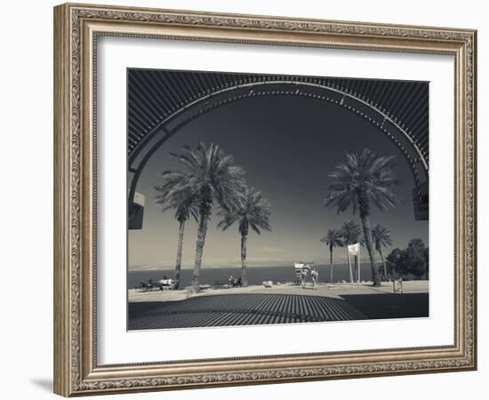 Ein Gedi Beach, Dead Sea, Ein Gedi, Israel-Walter Bibikow-Framed Photographic Print