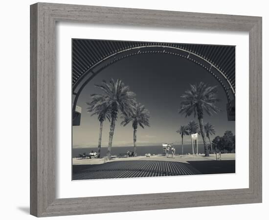 Ein Gedi Beach, Dead Sea, Ein Gedi, Israel-Walter Bibikow-Framed Photographic Print