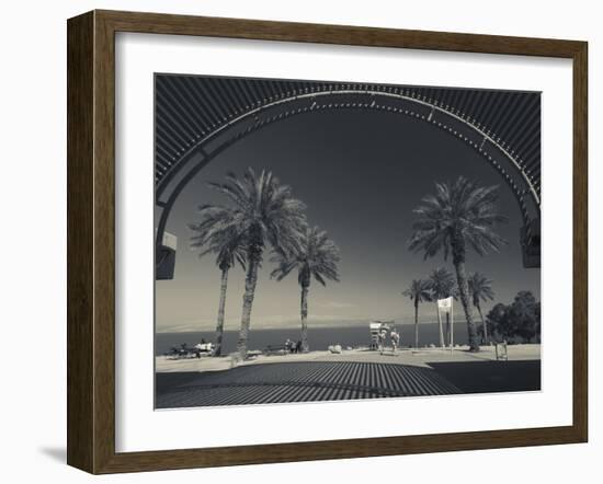 Ein Gedi Beach, Dead Sea, Ein Gedi, Israel-Walter Bibikow-Framed Photographic Print