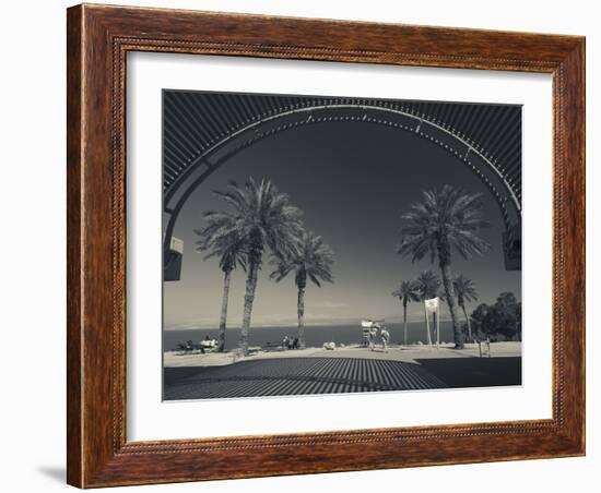 Ein Gedi Beach, Dead Sea, Ein Gedi, Israel-Walter Bibikow-Framed Photographic Print