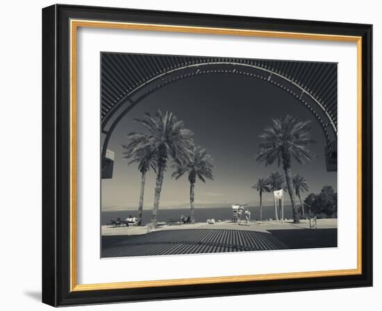 Ein Gedi Beach, Dead Sea, Ein Gedi, Israel-Walter Bibikow-Framed Photographic Print
