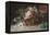 Ein Korb mit Rosen. Um 1890-Abbott Fuller Graves-Framed Premier Image Canvas