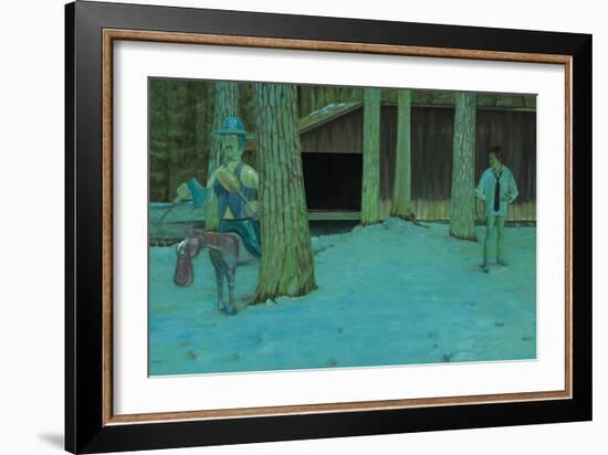 Ein Wintertag in Leibach, 2006-Aris Kalaizis-Framed Giclee Print