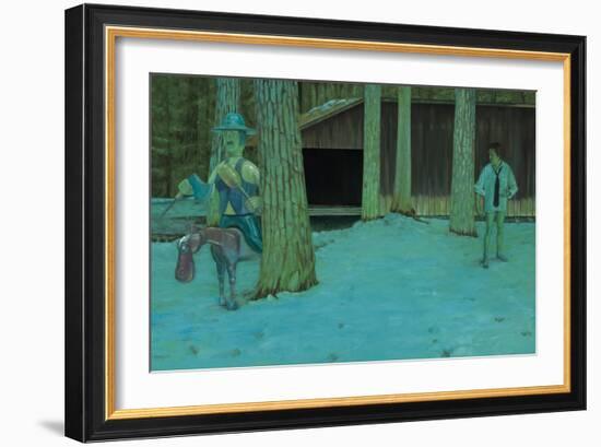 Ein Wintertag in Leibach, 2006-Aris Kalaizis-Framed Giclee Print