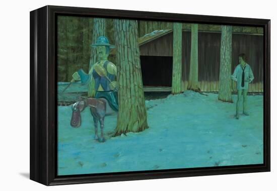 Ein Wintertag in Leibach, 2006-Aris Kalaizis-Framed Premier Image Canvas