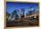 Eindhoven Nighttime Cityscape-István Nagy-Framed Premier Image Canvas