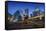 Eindhoven Nighttime Cityscape-István Nagy-Framed Stretched Canvas