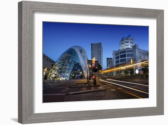 Eindhoven Nighttime Cityscape-István Nagy-Framed Photographic Print