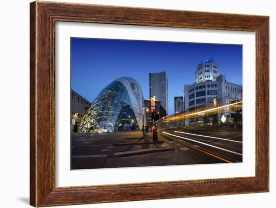 Eindhoven Nighttime Cityscape-István Nagy-Framed Photographic Print