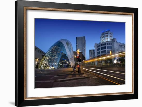 Eindhoven Nighttime Cityscape-István Nagy-Framed Photographic Print