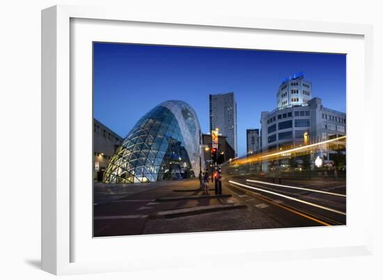 Eindhoven Nighttime Cityscape-István Nagy-Framed Photographic Print