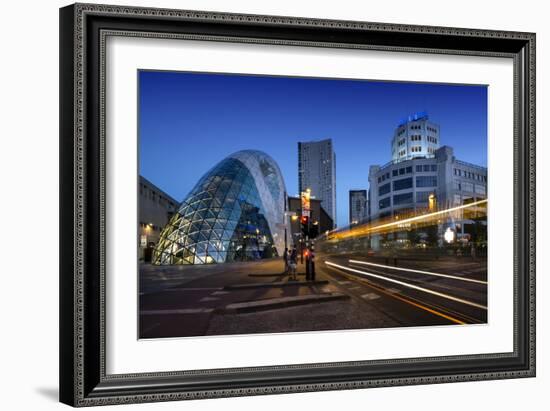 Eindhoven Nighttime Cityscape-István Nagy-Framed Photographic Print