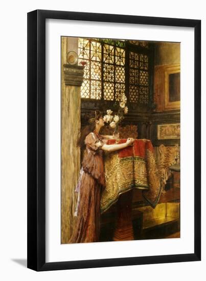 Eine Ecke in meinem Atelier. 1893-Sir Lawrence Alma-Tadema-Framed Giclee Print