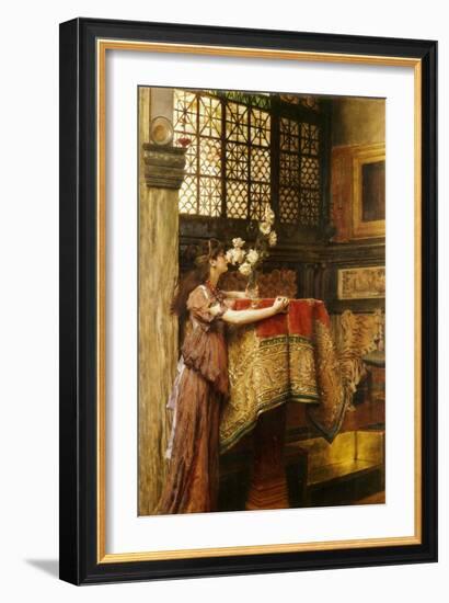 Eine Ecke in meinem Atelier. 1893-Sir Lawrence Alma-Tadema-Framed Giclee Print