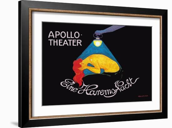 Eine Harems Nacht at the Apollo-Theater-Hans Baluschek-Framed Art Print