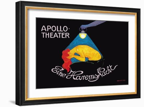 Eine Harems Nacht at the Apollo-Theater-Hans Baluschek-Framed Art Print