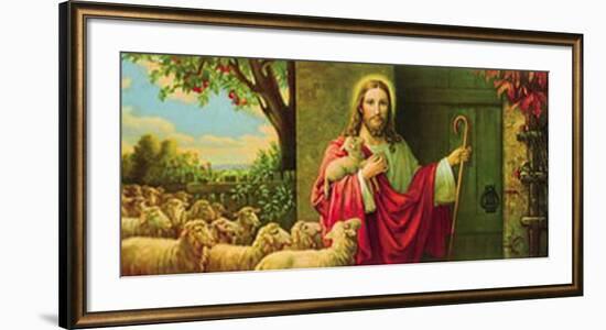 Eine Herde und Ein Hirte-Giovanni-Framed Art Print