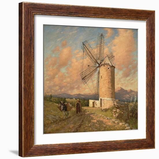 Eine spanische Mühle-Henry Herbert La Thangue-Framed Giclee Print