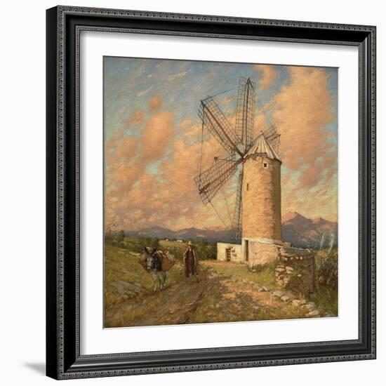 Eine spanische Mühle-Henry Herbert La Thangue-Framed Giclee Print