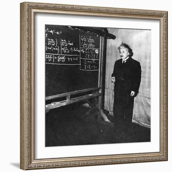 Einstein at Princeton University-Science Source-Framed Giclee Print