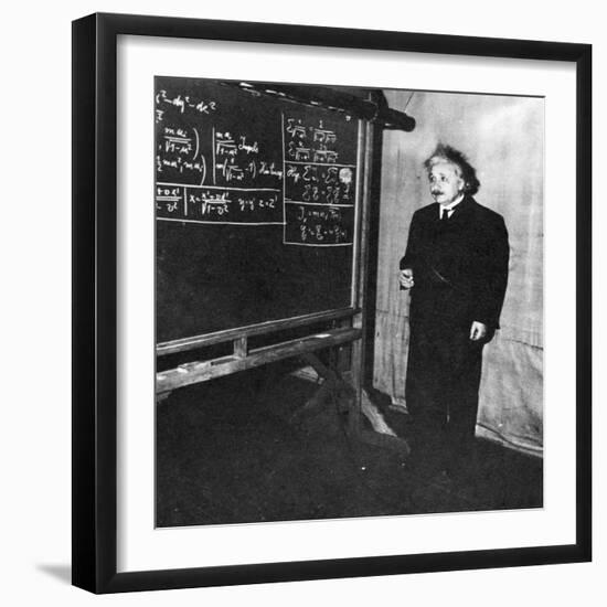 Einstein at Princeton University-Science Source-Framed Giclee Print