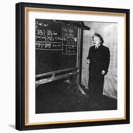 Einstein at Princeton University-Science Source-Framed Giclee Print