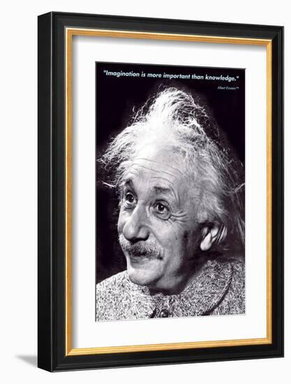 Einstein - Imagination-null-Framed Premium Giclee Print