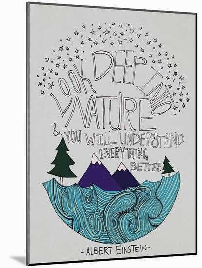 Einstein Nature-Leah Flores-Mounted Giclee Print