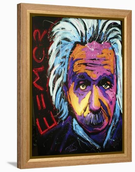 Einstein New 001-Rock Demarco-Framed Premier Image Canvas