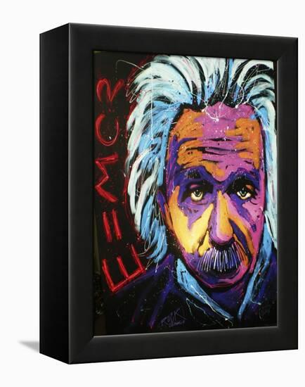 Einstein New 001-Rock Demarco-Framed Premier Image Canvas