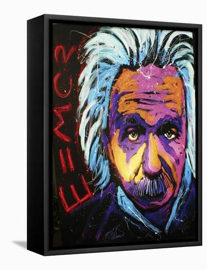 Einstein New 001-Rock Demarco-Framed Premier Image Canvas