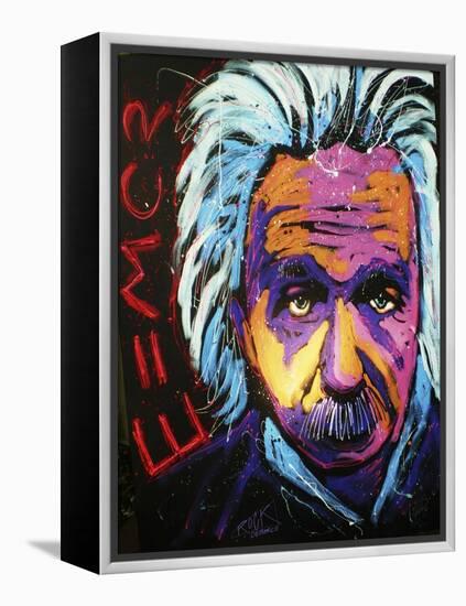 Einstein New 001-Rock Demarco-Framed Premier Image Canvas