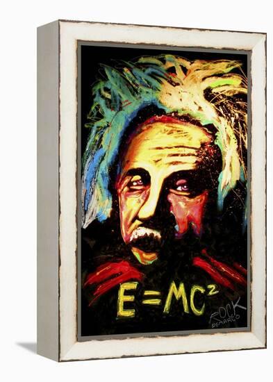 Einstein Signed-Rock Demarco-Framed Premier Image Canvas