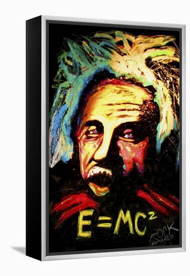 Einstein Signed-Rock Demarco-Framed Premier Image Canvas
