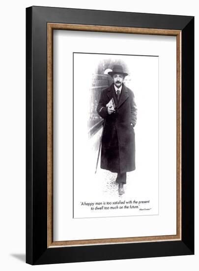 Einstein - The Future-null-Framed Premium Giclee Print