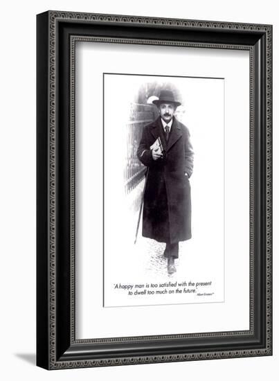 Einstein - The Future-null-Framed Premium Giclee Print