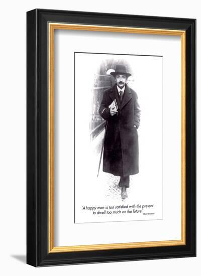 Einstein - The Future-null-Framed Premium Giclee Print