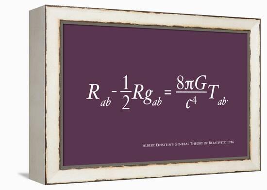 Einstein Theory of Relativity-Michael Tompsett-Framed Stretched Canvas