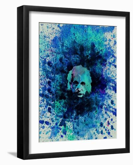 Einstein Watercolor 2-Anna Malkin-Framed Art Print