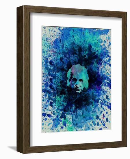 Einstein Watercolor 2-Anna Malkin-Framed Art Print