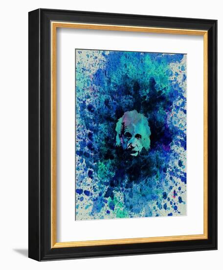 Einstein Watercolor 2-Anna Malkin-Framed Art Print