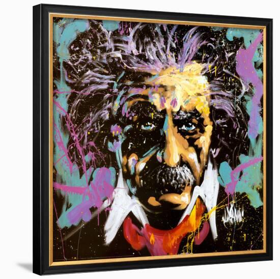 Einstein-David Garibaldi-Framed Art Print
