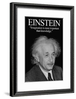 Einstein-Wilbur Pierce-Framed Art Print