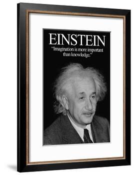 Einstein-Wilbur Pierce-Framed Art Print