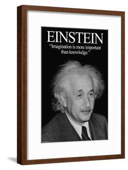 Einstein-Wilbur Pierce-Framed Art Print