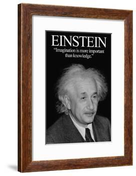 Einstein-Wilbur Pierce-Framed Art Print