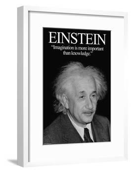 Einstein-Wilbur Pierce-Framed Art Print