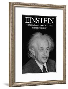 Einstein-Wilbur Pierce-Framed Art Print